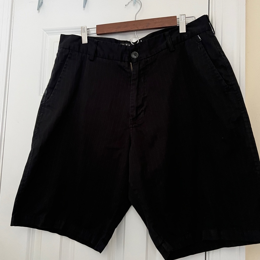 Billabong Men's Black Flat-Front Casual Shorts